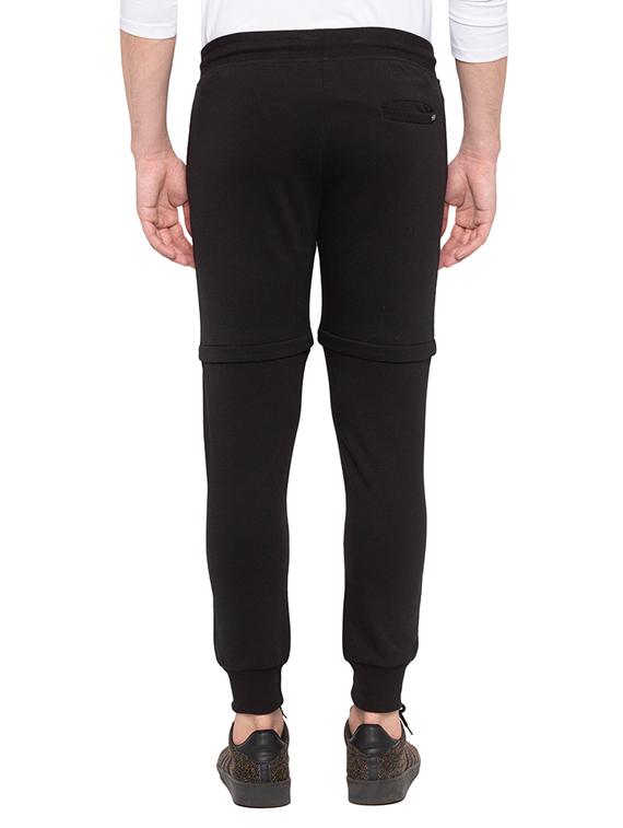 black cotton joggers - 15691457 - Standard Image - 2