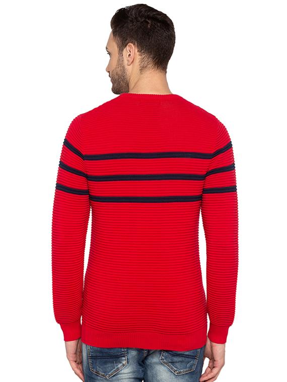 red cotton pullover - 15691515 - Standard Image - 2