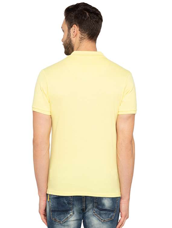 yellow cotton pocket t-shirt - 15691579 - Standard Image - 2