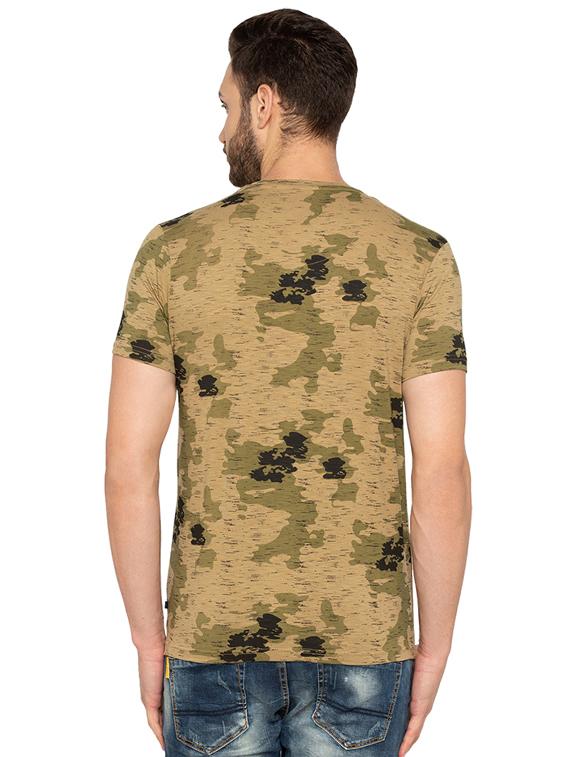 multi colored cotton all over print t-shirt - 15691652 - Standard Image - 2