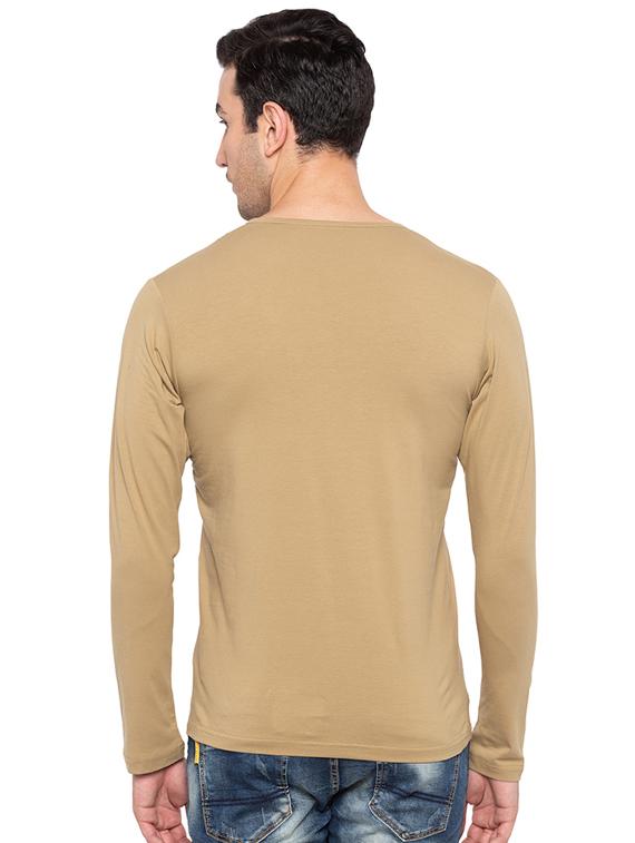 brown cotton t-shirt - 15691690 - Standard Image - 2