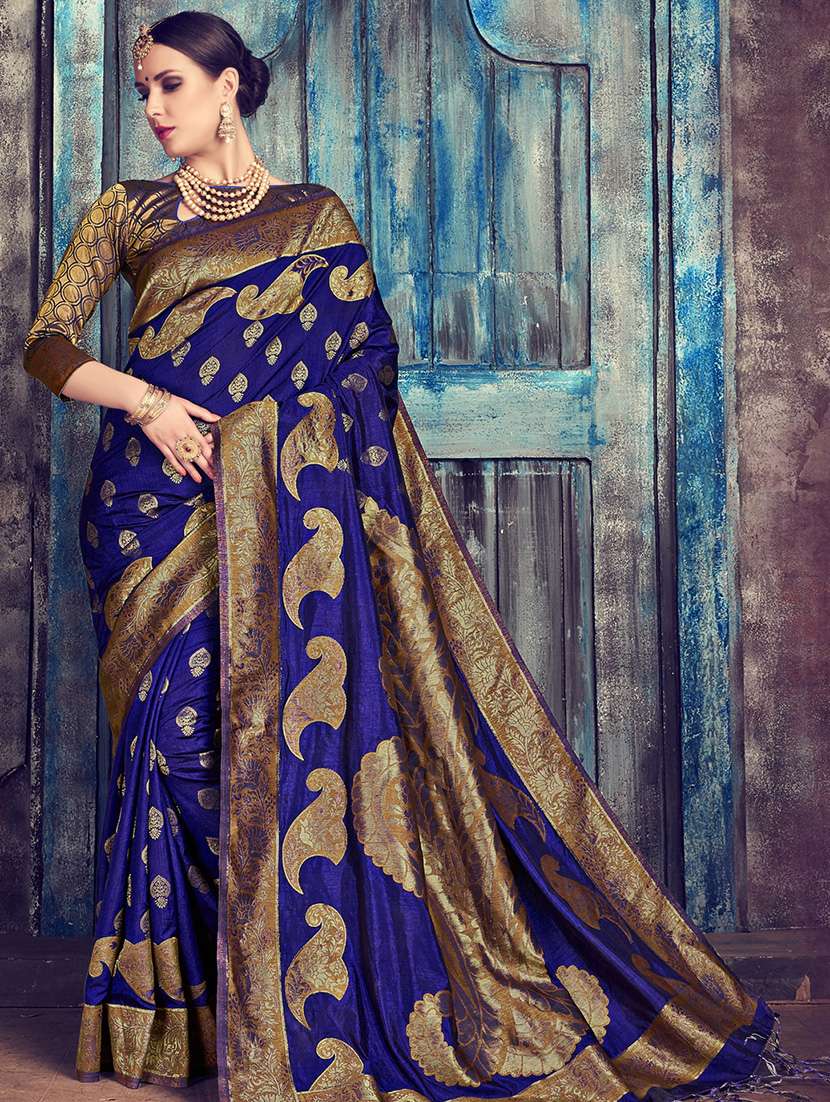 zari motifs  kanjivaram saree with blouse