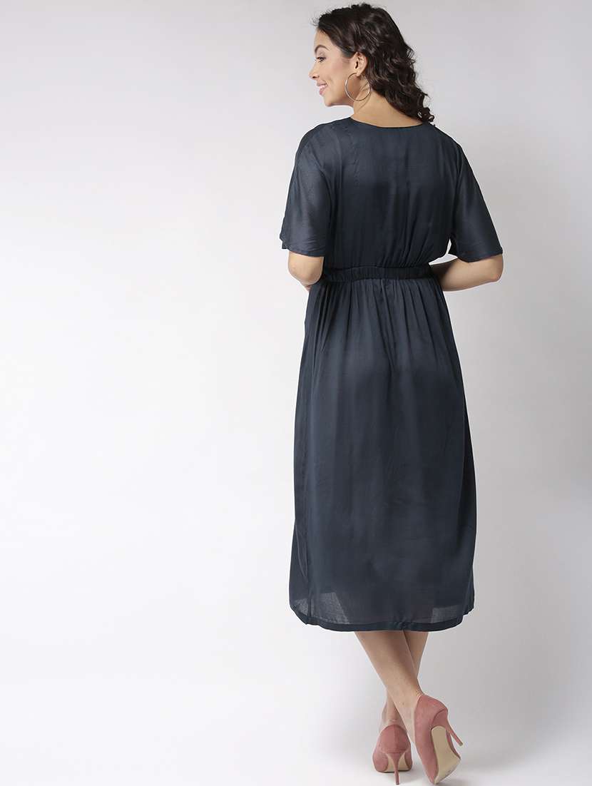 women's  solid dress - 15700092 -  Standard Image - 2