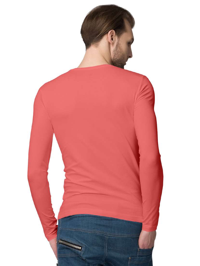 red cotton chest print t-shirt - 15704662 -  Standard Image - 2