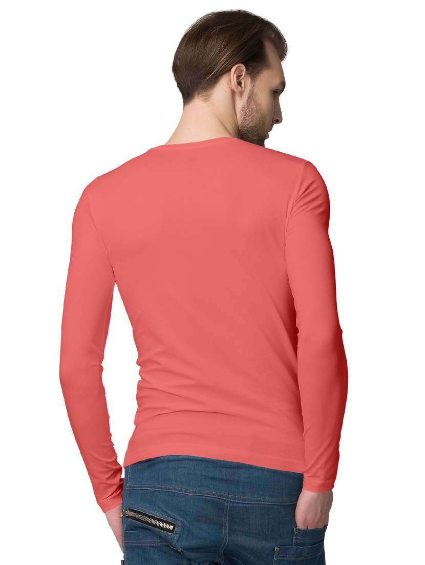 red cotton chest print t-shirt - 15704663 -  Standard Image - 2