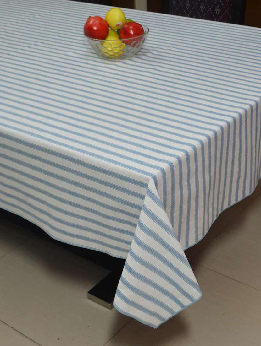blue stripes table cover