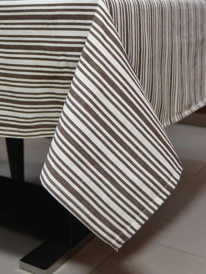 woven stripe table cover - 15713995 - Standard Image - 2