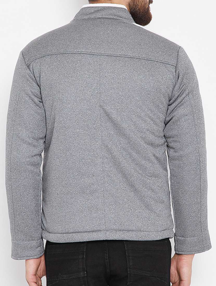 grey taped casual jacket - 15722132 -  Standard Image - 2