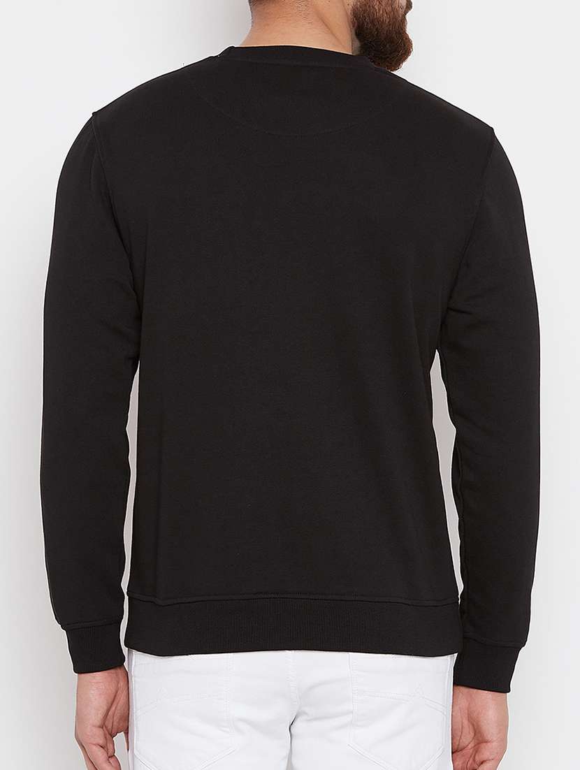 black printed sweatshirt - 15722230 - Standard Image - 2