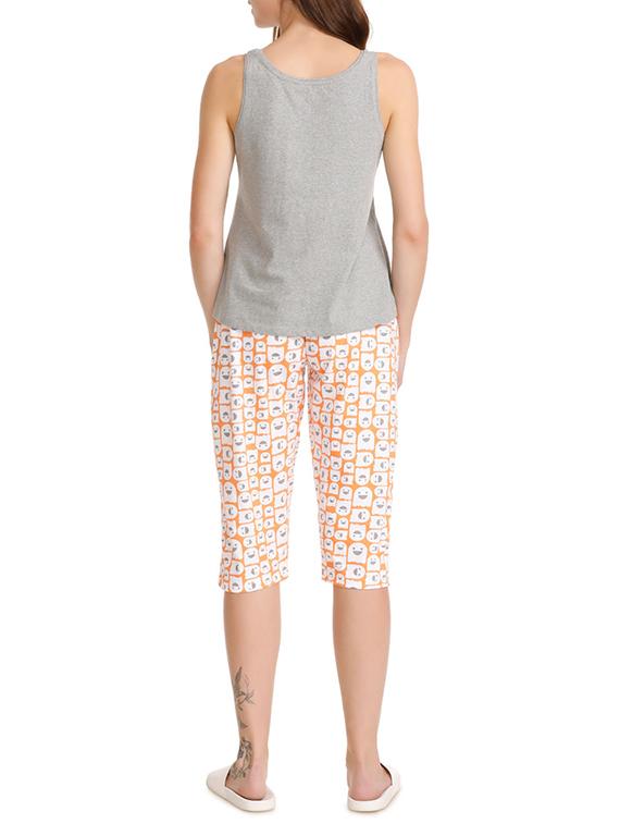quirky print nightwear capri set - 15723429 - Standard Image - 2