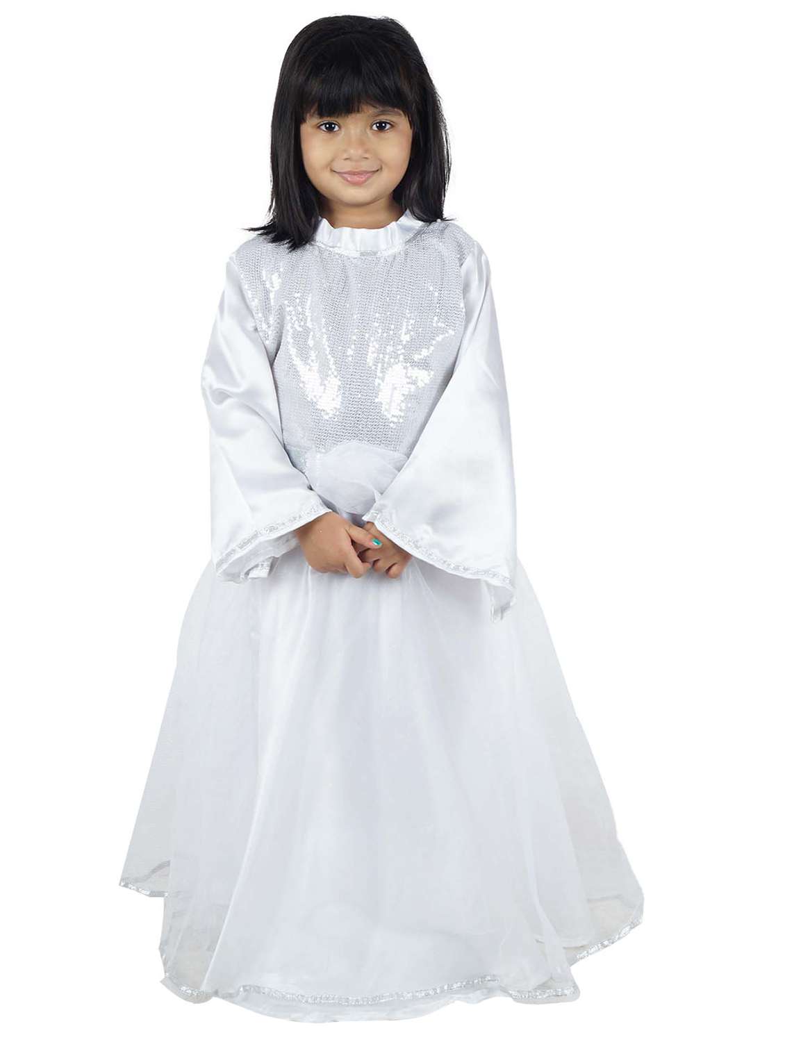 White Cotton Blend Costume