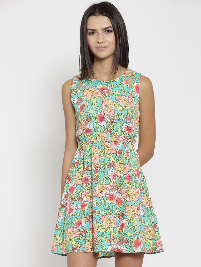 women's fit & flare floral dress - 15723547 -  Zoom Image - 0
