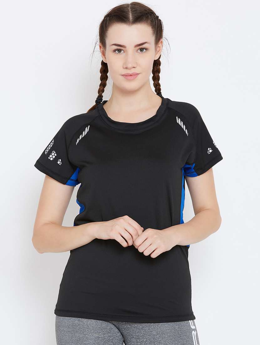 women's plain round neck t-shirt