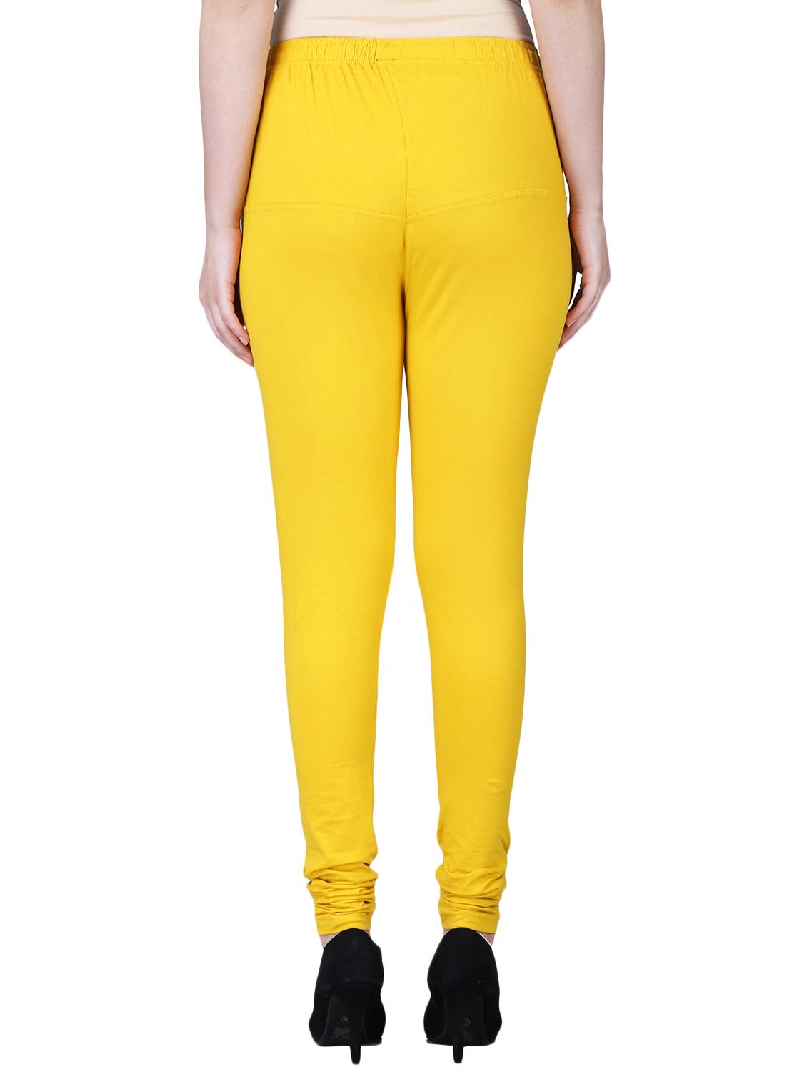 yellow cotton churidar churidars & leggings - 15724818 - Standard Image - 2