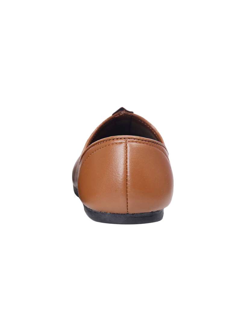 vitoria tan leatherette slip on jutis - 15728644 - Standard Image - 2
