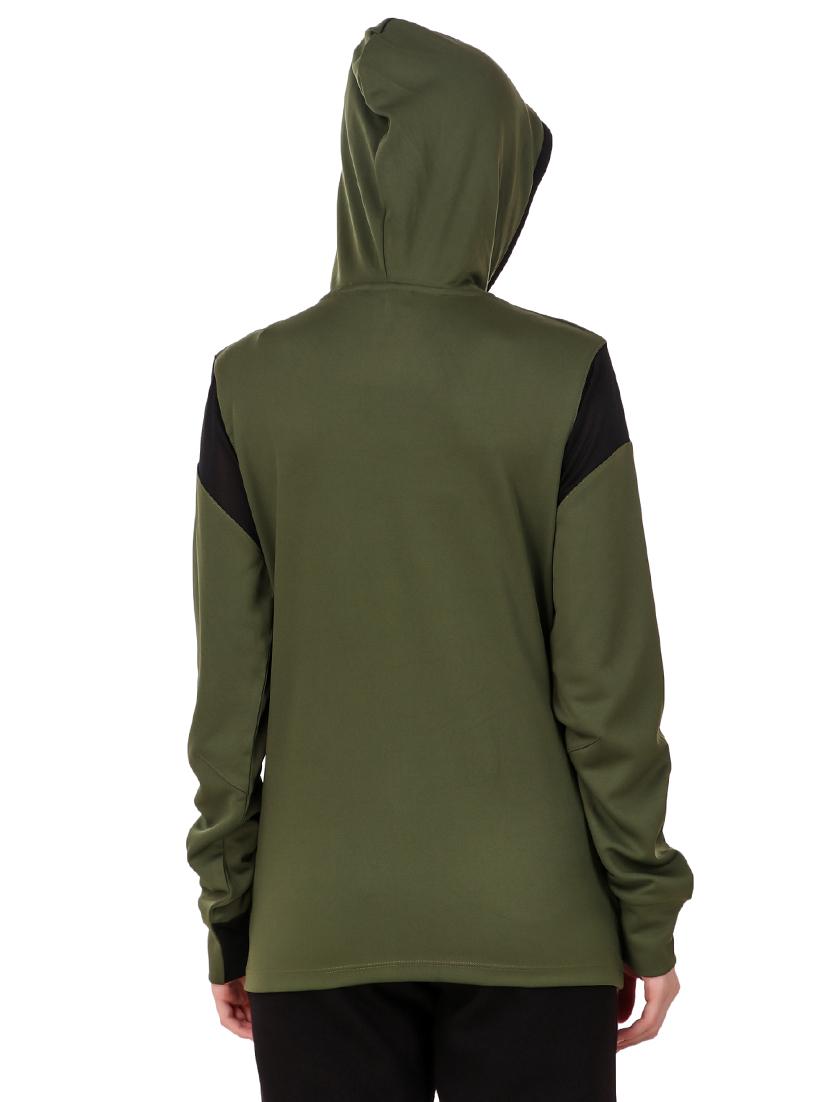 contrast detail hooded jacket - 15735516 - Standard Image - 2