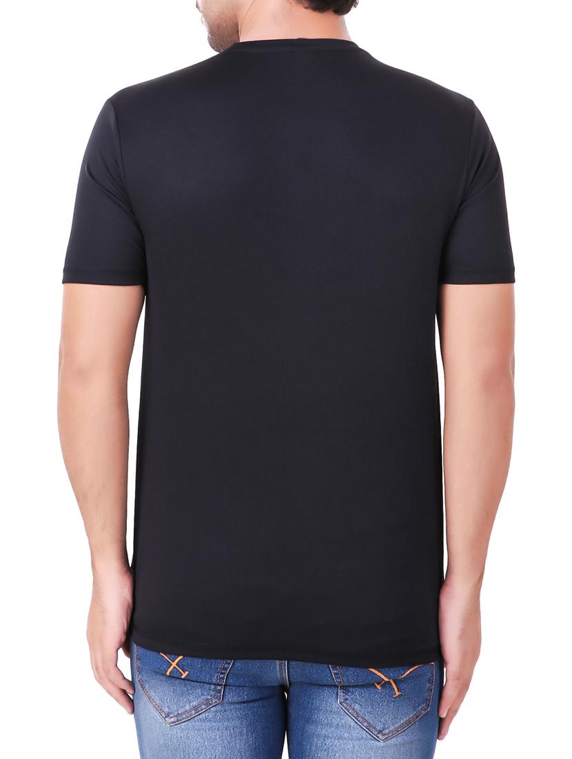 black polyester t-shirt - 15735821 - Standard Image - 2
