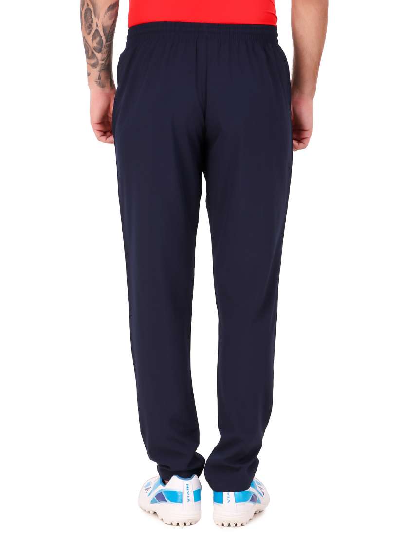 navy blue polyester full length track pant - 15736759 - Standard Image - 2