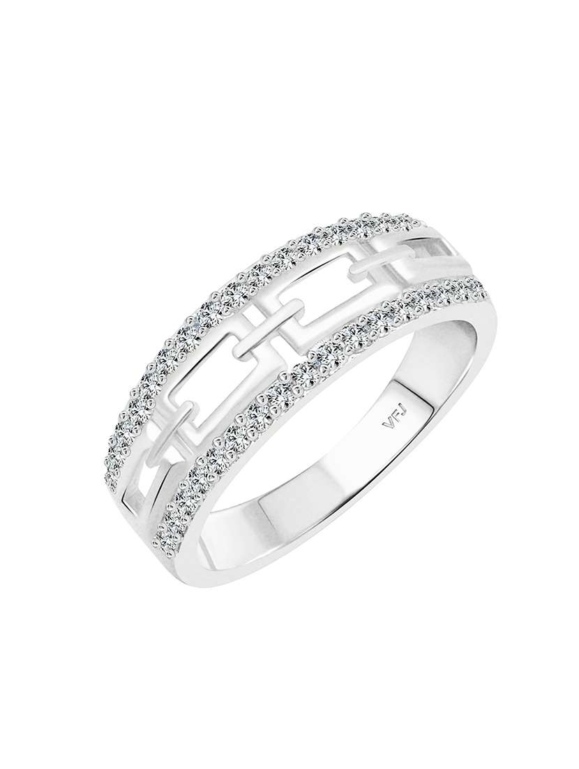 silver metal finger  ring