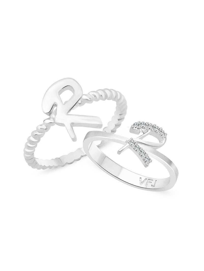 silver metal finger  ring