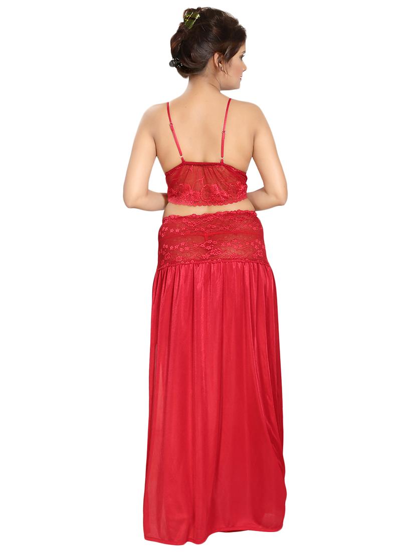 lace detail nightwear set - 15739361 - Standard Image - 2