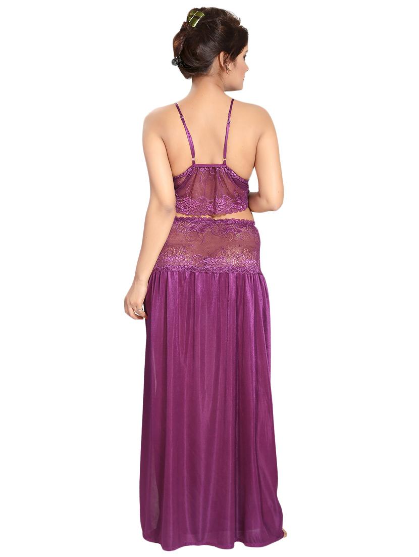 lace detail nightwear set - 15739362 - Standard Image - 2