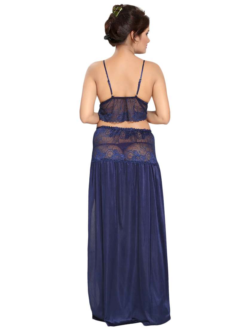 lace detail nightwear set - 15739363 - Standard Image - 2