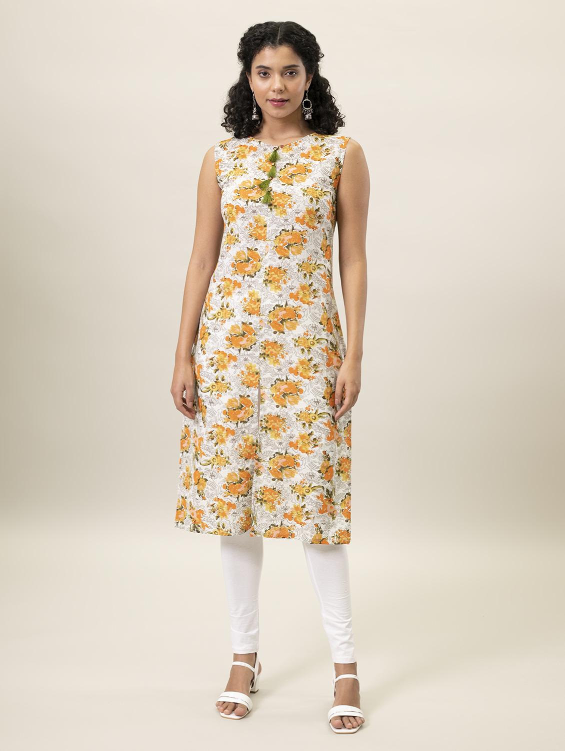 women's high slit kurta - 15739904 - Zoom Image - 0