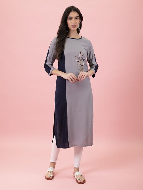 women's straight kurta - 15739972 -  Standard Image - 0