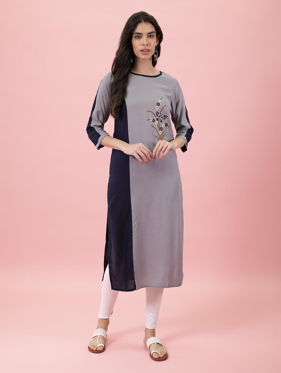 women's straight kurta - 15739972 -  Zoom Image - 0