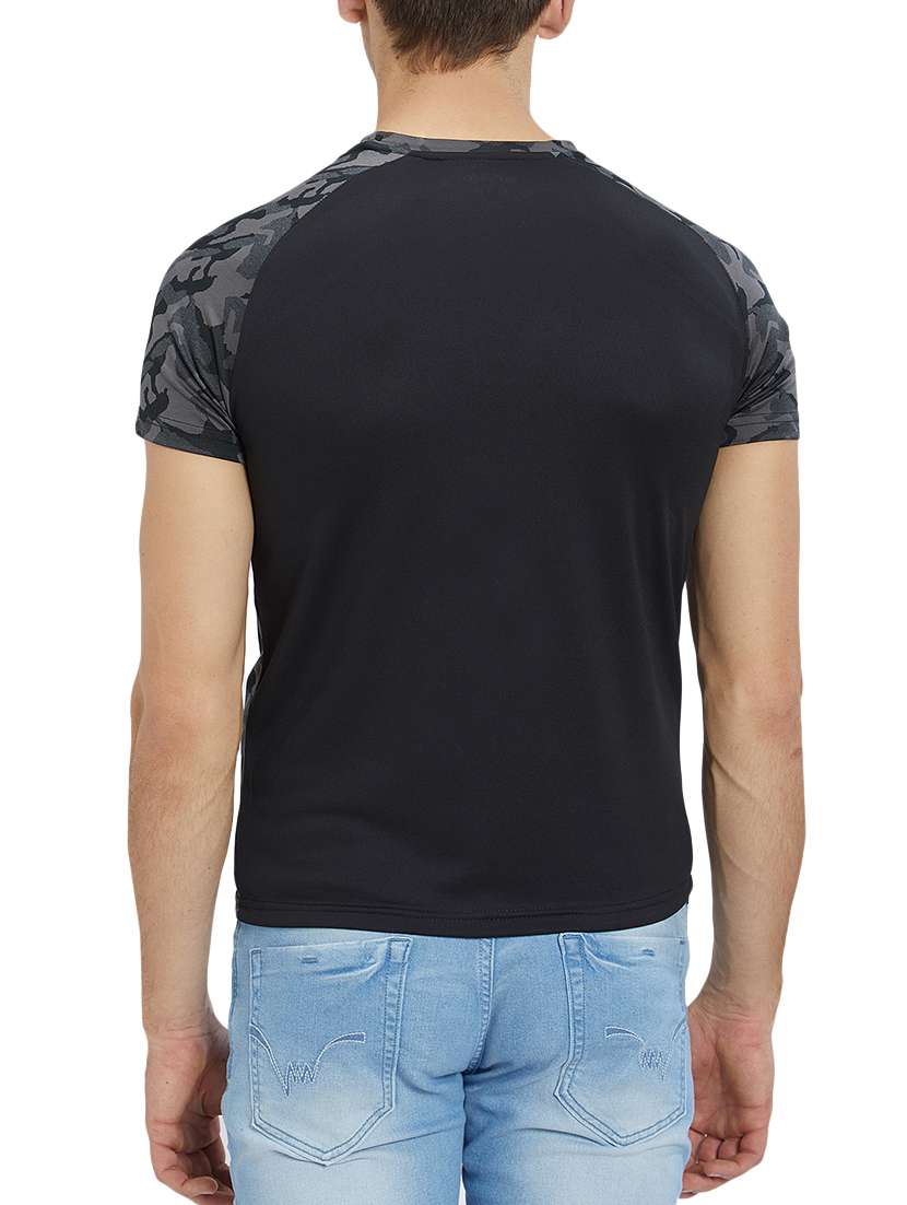 grey polyester front print t-shirt - 15744901 -  Standard Image - 2