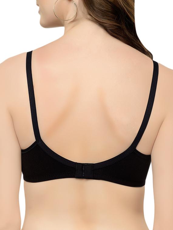 bow patch solid bra - 15745765 - Standard Image - 2