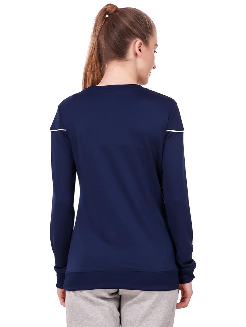 contrast piping crew neck sweatshirt - 15746324 - Standard Image - 2