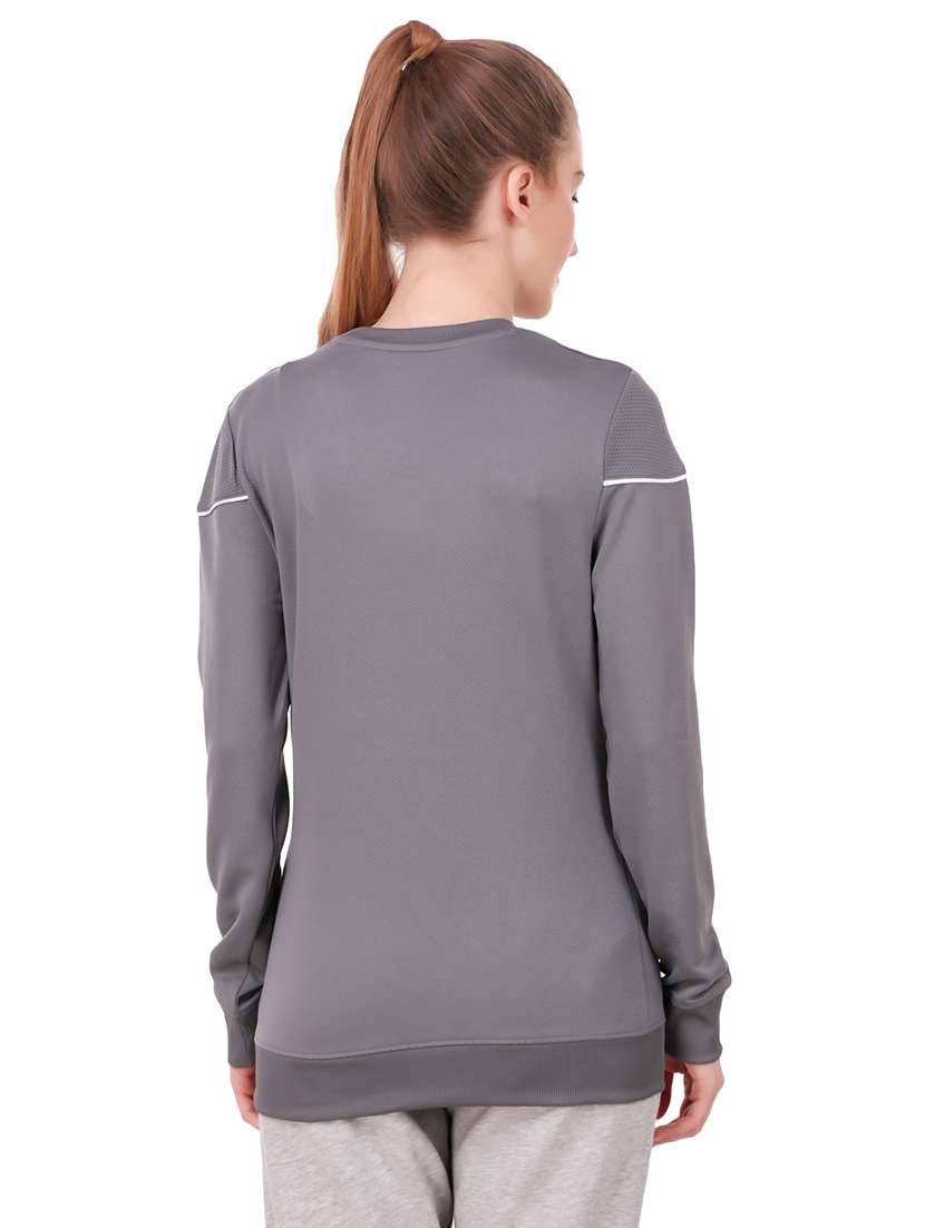 contrast piping crew neck sweatshirt - 15746325 - Standard Image - 2