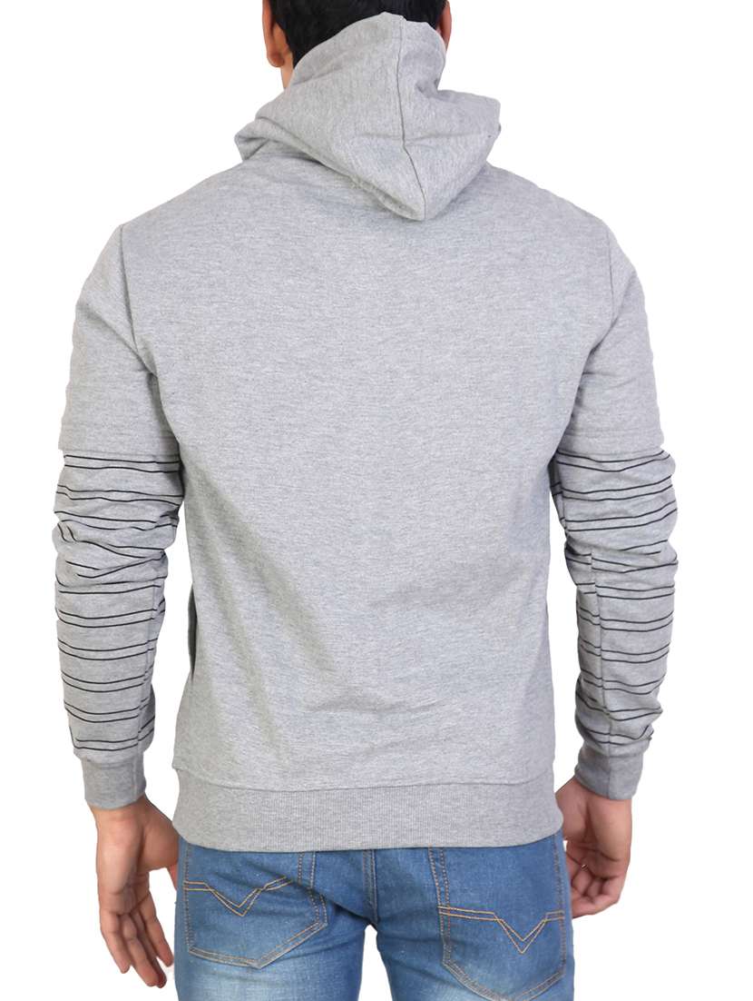 mens front print sweatshirt - 15747577 - Standard Image - 2