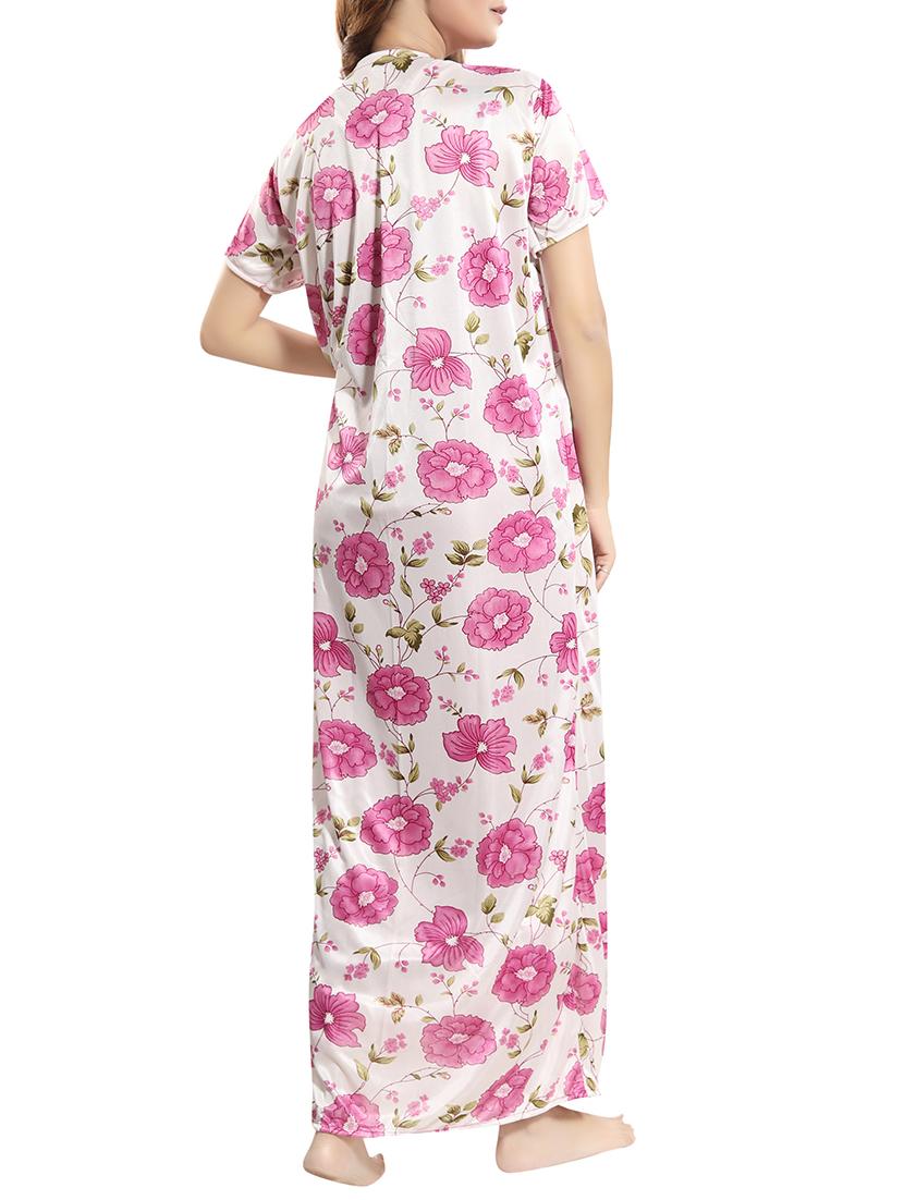 lace detail floral sleeprobe - 15748125 - Standard Image - 2