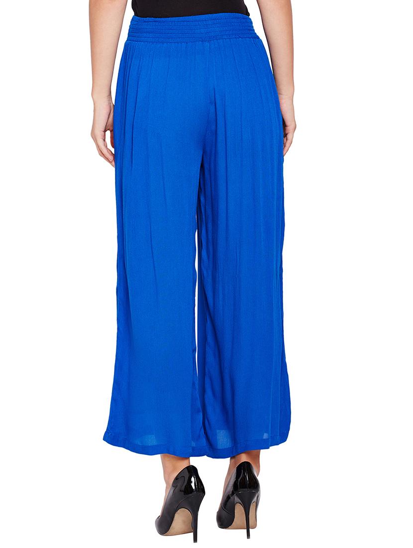 smocked waist palazzo - 15748832 - Standard Image - 2