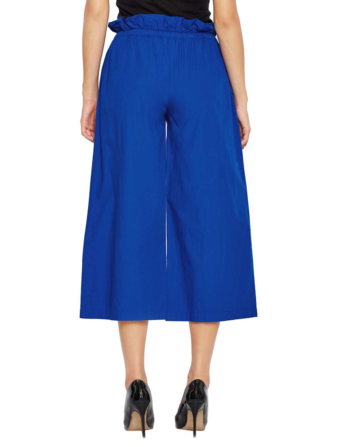  drawstring waist crop pants - 15750605 -  Standard Image - 2