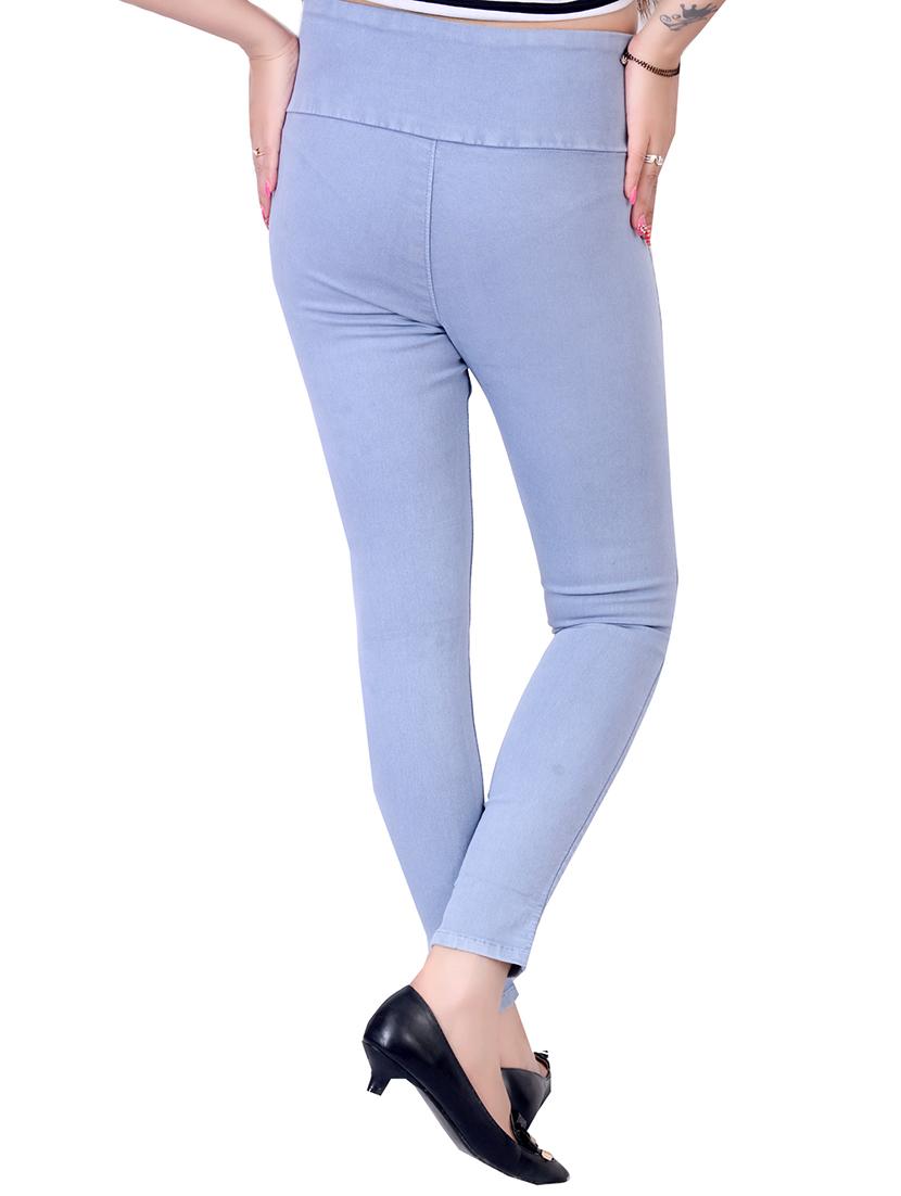 high waist denim jegging - 15751783 - Standard Image - 2