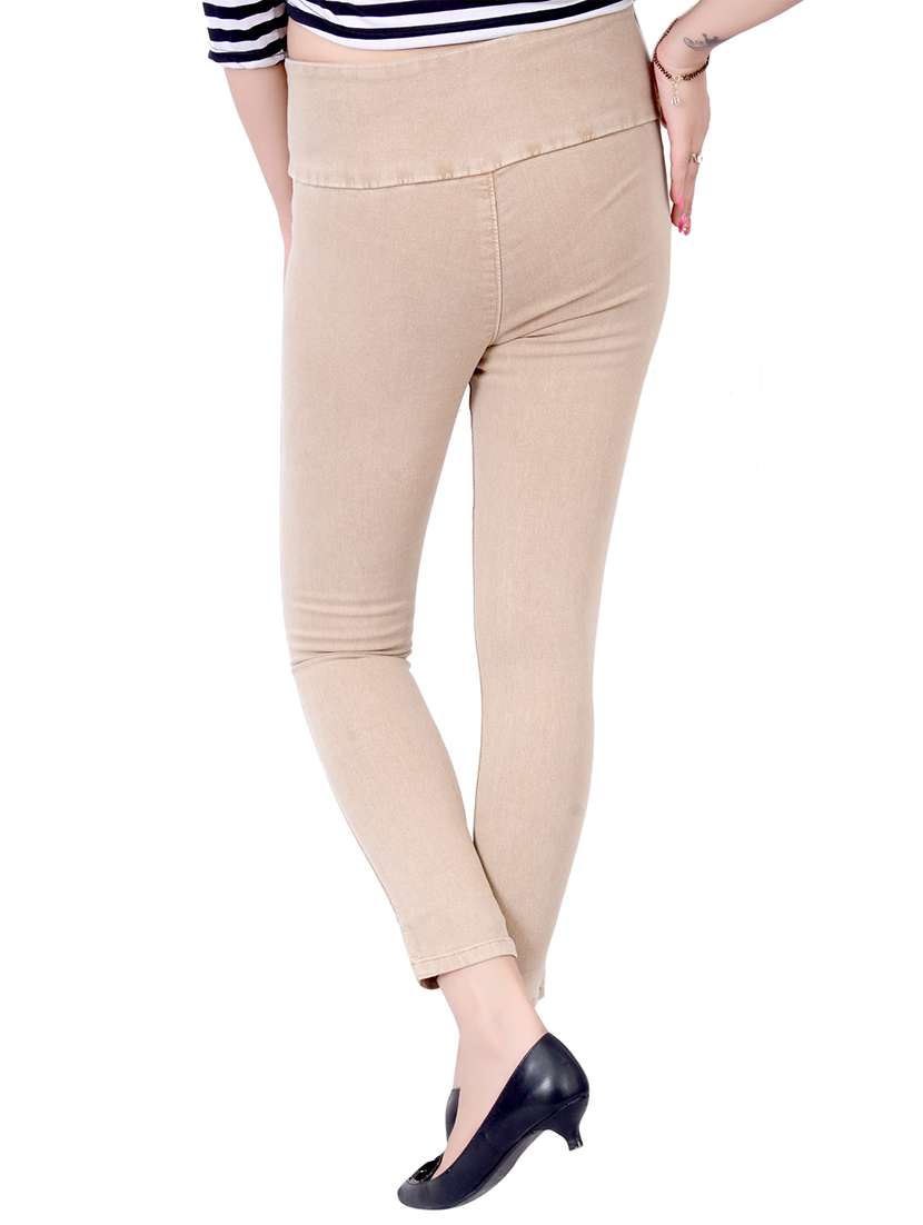 high waist denim jegging - 15751785 -  Standard Image - 2