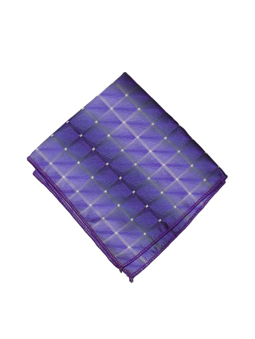 purple polyester pocketsquare