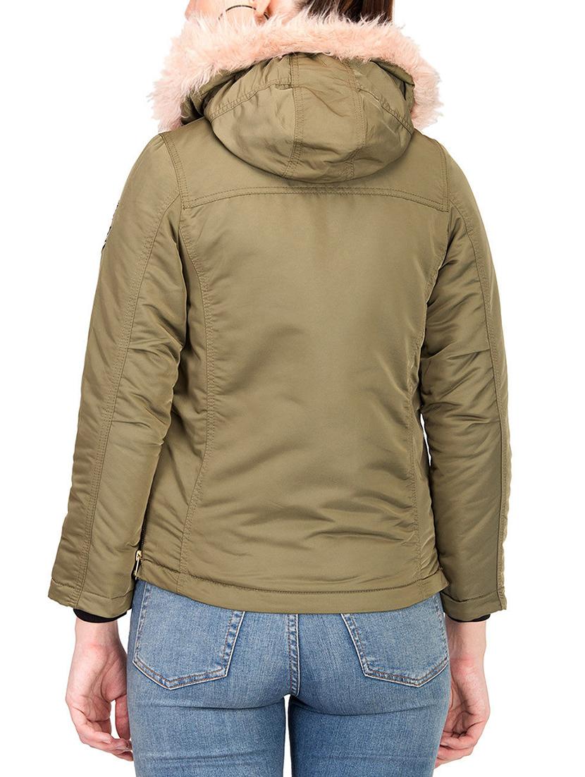 hooded fur detail jacket - 15751976 - Standard Image - 2