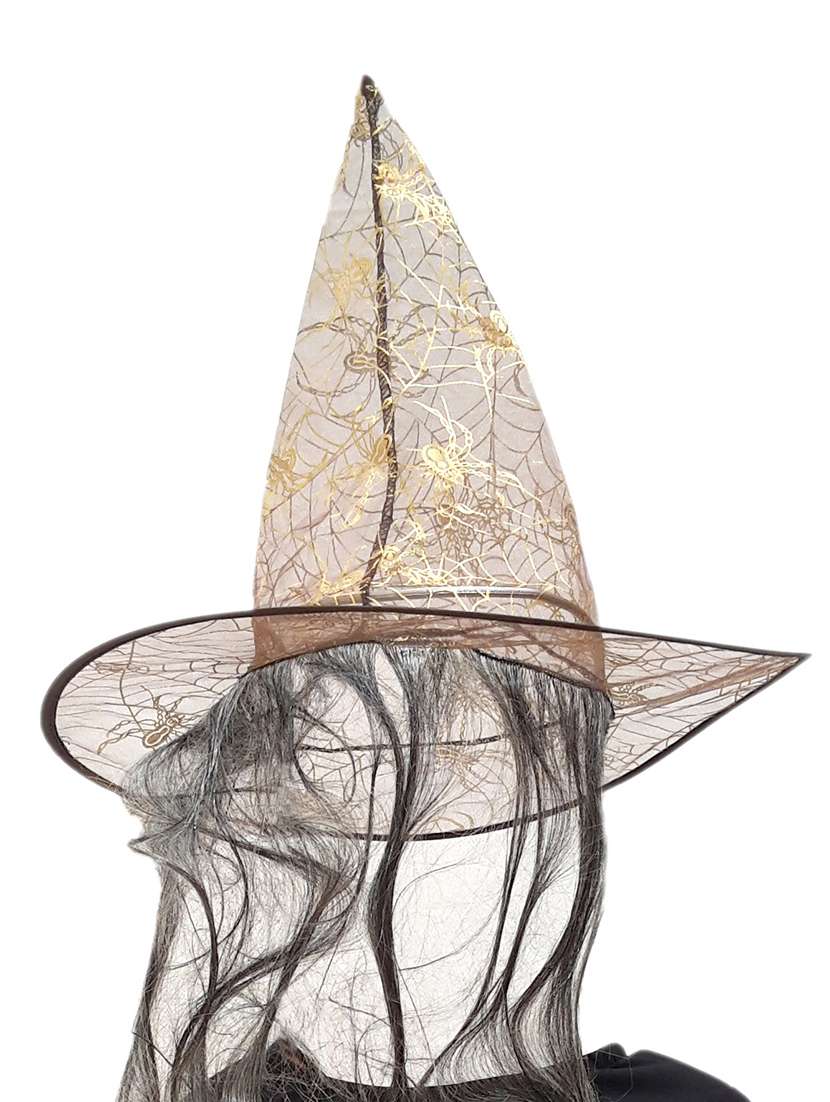 black polyester witch hat - 15755553 -  Standard Image - 2