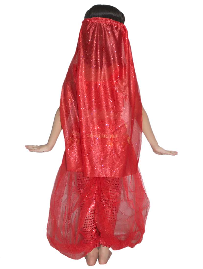 red polyester arabian costume - 15755595 - Standard Image - 2