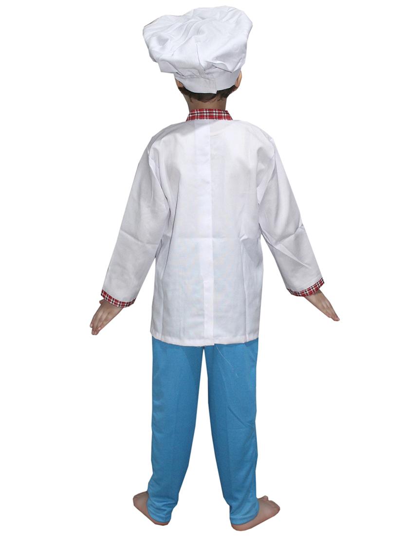 white polyester chef costume - 15756094 - Standard Image - 2