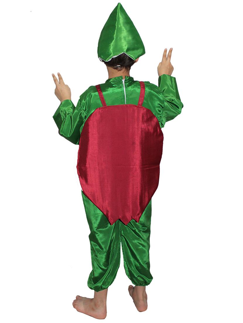 red polyester pomegranate costume - 15756161 - Standard Image - 2
