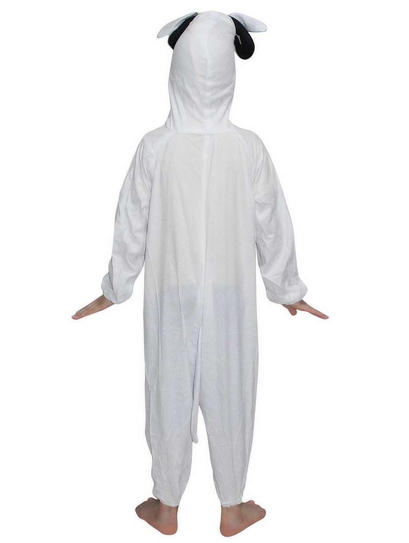 white polyester sheep  costume - 15756180 -  Standard Image - 2