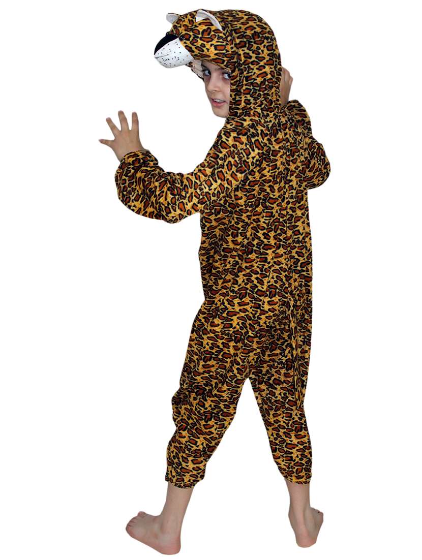 brown polyester leopard costume - 15756212 -  Standard Image - 2