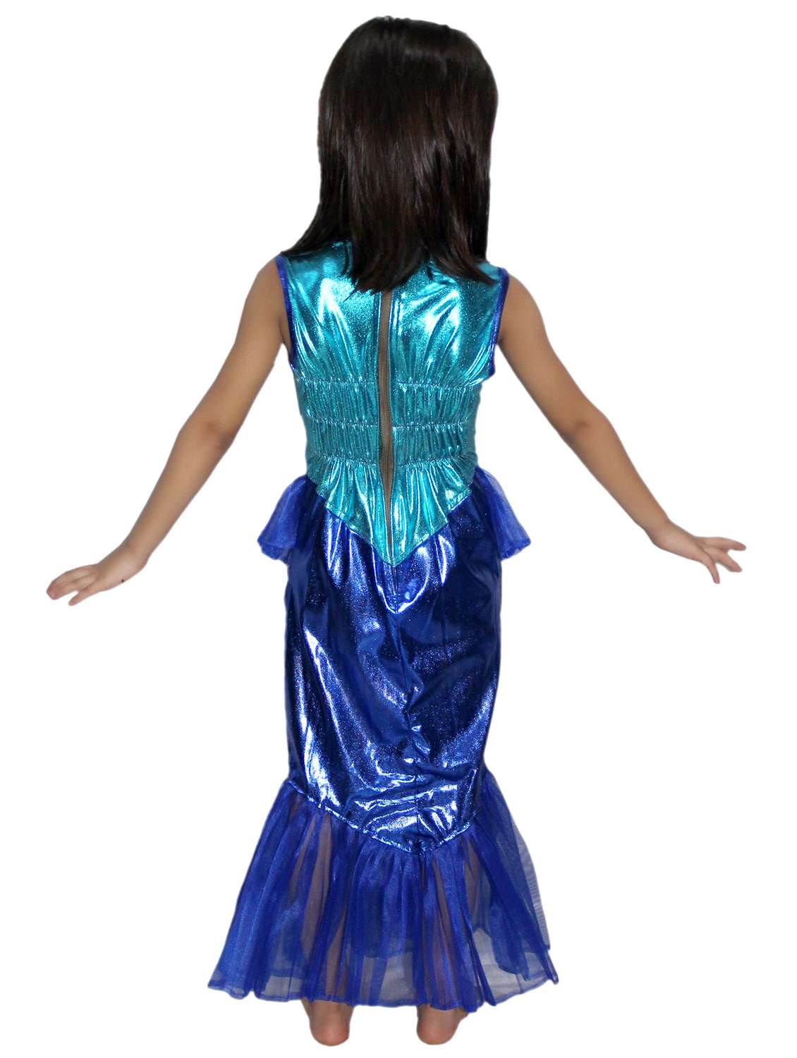 blue polyester mermaid costume - 15758711 - Standard Image - 2