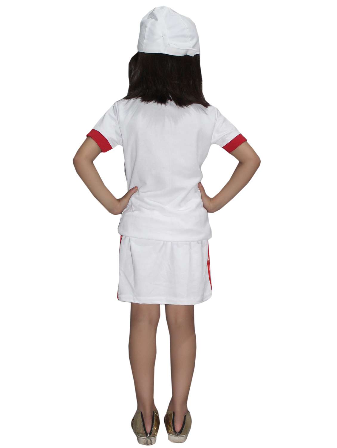 white polyester sania mirza  costume - 15758722 -  Standard Image - 2